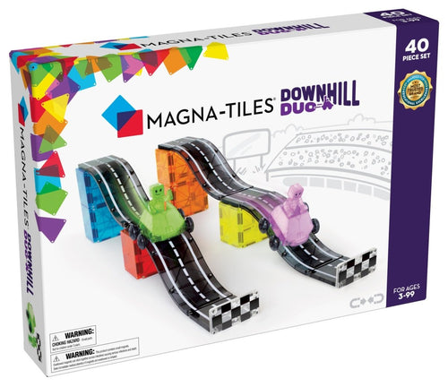 Klocki Magnetyczne Downhill Duo 40 el. - Magna - Tiles®