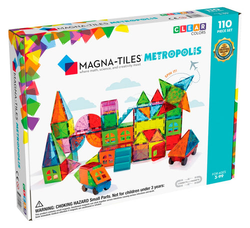 Klocki Magnetyczne Metropolis 110 el. - Magna - Tiles®