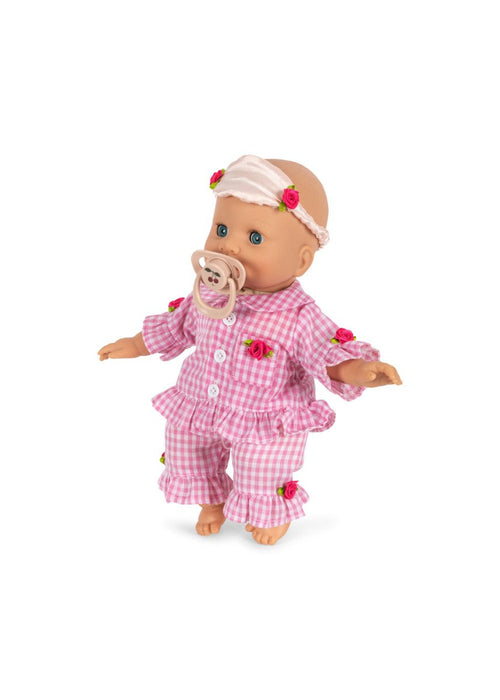 Lalka ze smoczkiem i opaską na oczy Lulu Doll - KONGES SLØJD