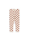 Legginsy z bawełny organicznej Minnie Amour Rouge - KONGES SLØJD