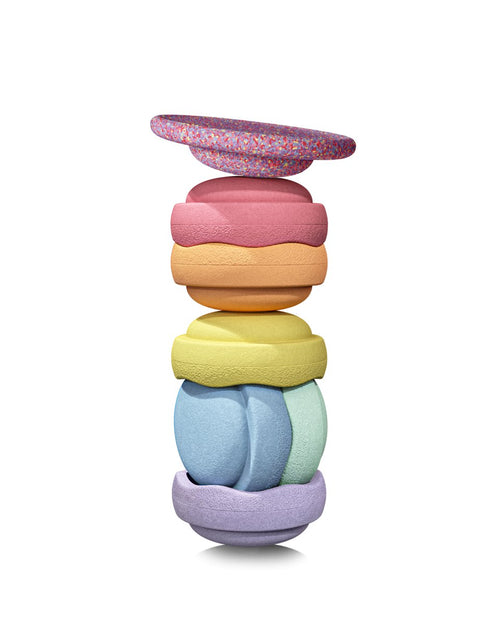 Stapelstein® Rainbow Set pastel @nikejane RAINBOW CLASSIC PASTEL @NIKEJANE - Stapelstein