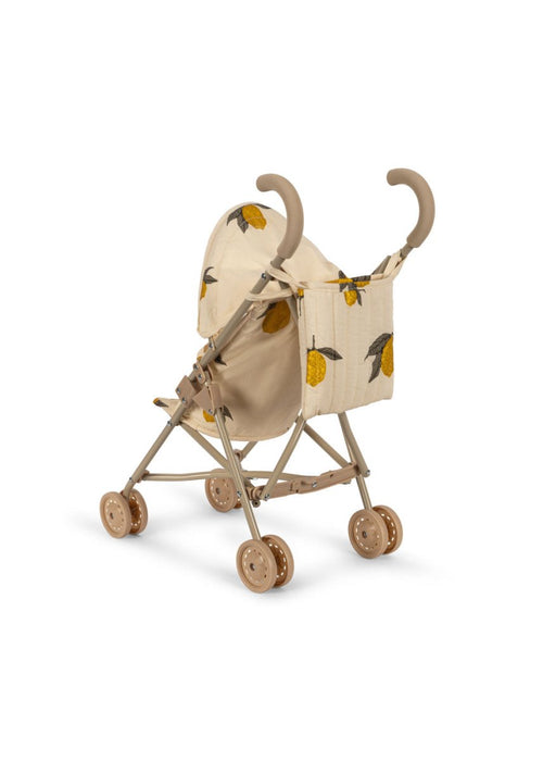 Wózek dla lalek spacerówka z budką Mon Grand Citron Glitter - KONGES SLØJD